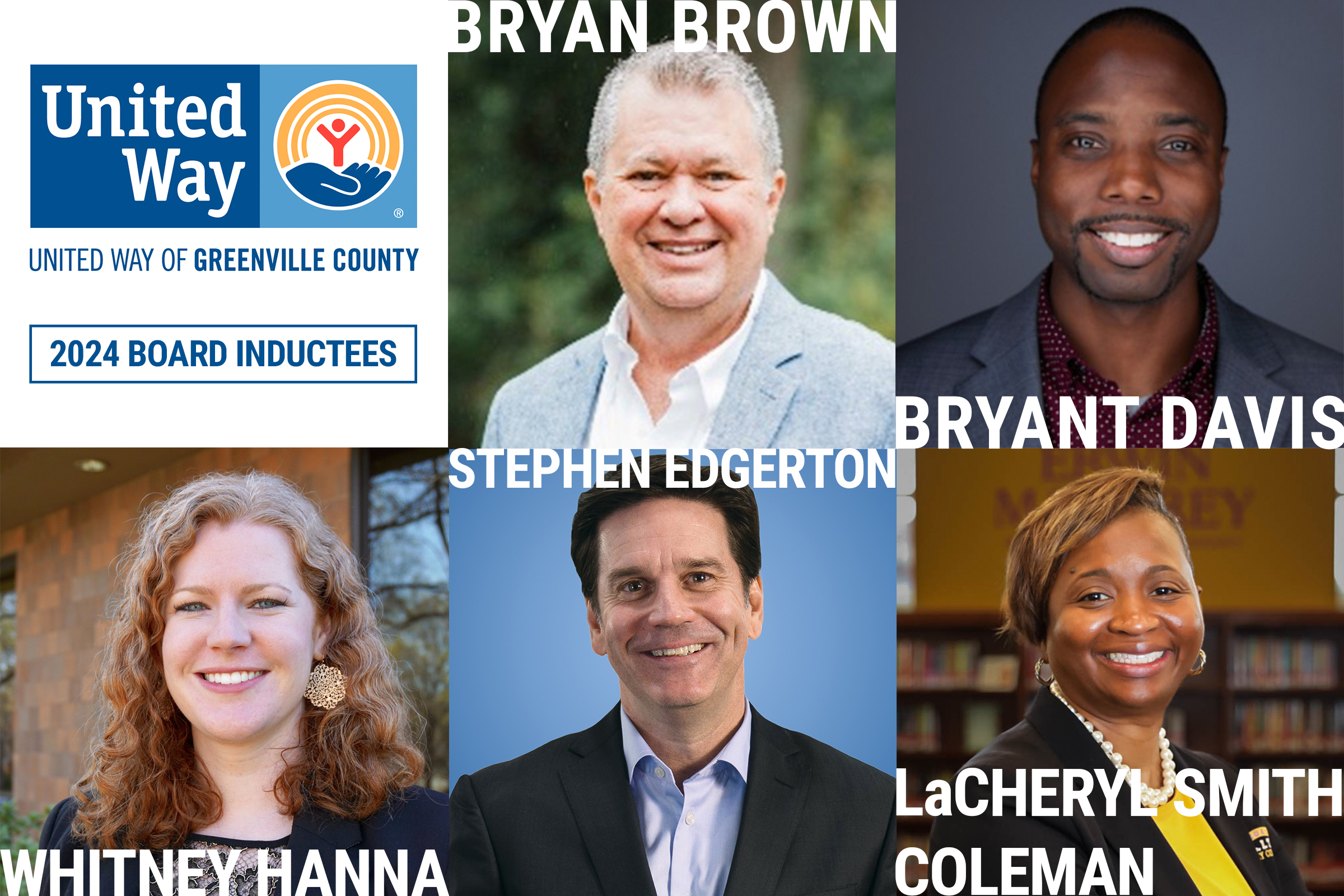United Way welcomes five community leaders to 2024 board of directors